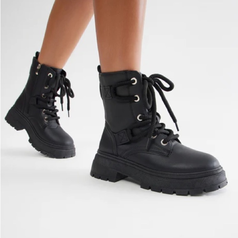 Kanin Black Combat Boots NEW 🏷️